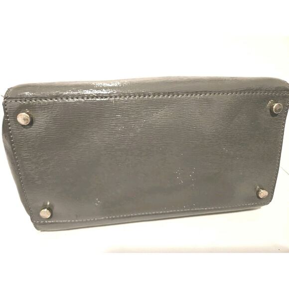 Kate Spade New York Beacon Court Jeanne Leather Gray Handbag Satchel 10x9 - Picture 11 of 15